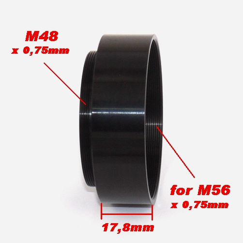 M56 (v) to M48 (m) (17.8mm)
