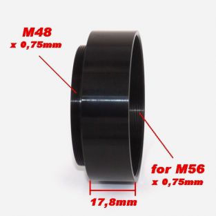 M56 femelle à M48 mâle (17.8mm)